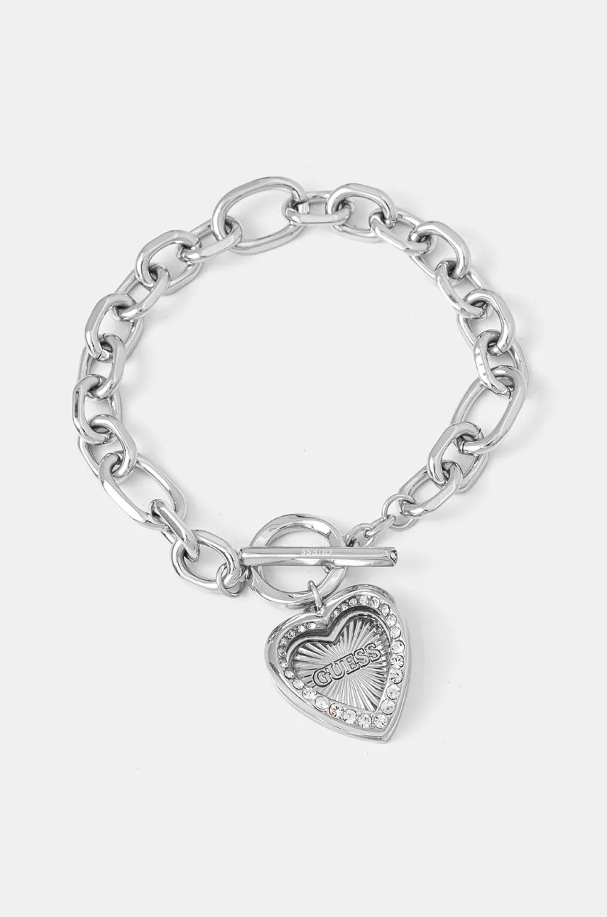 

Гривна Guess дамска JUBB04 599JW, Сребърен