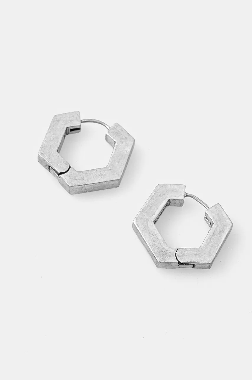 

Обици AllSaints 37489299SLV041, Сребърен
