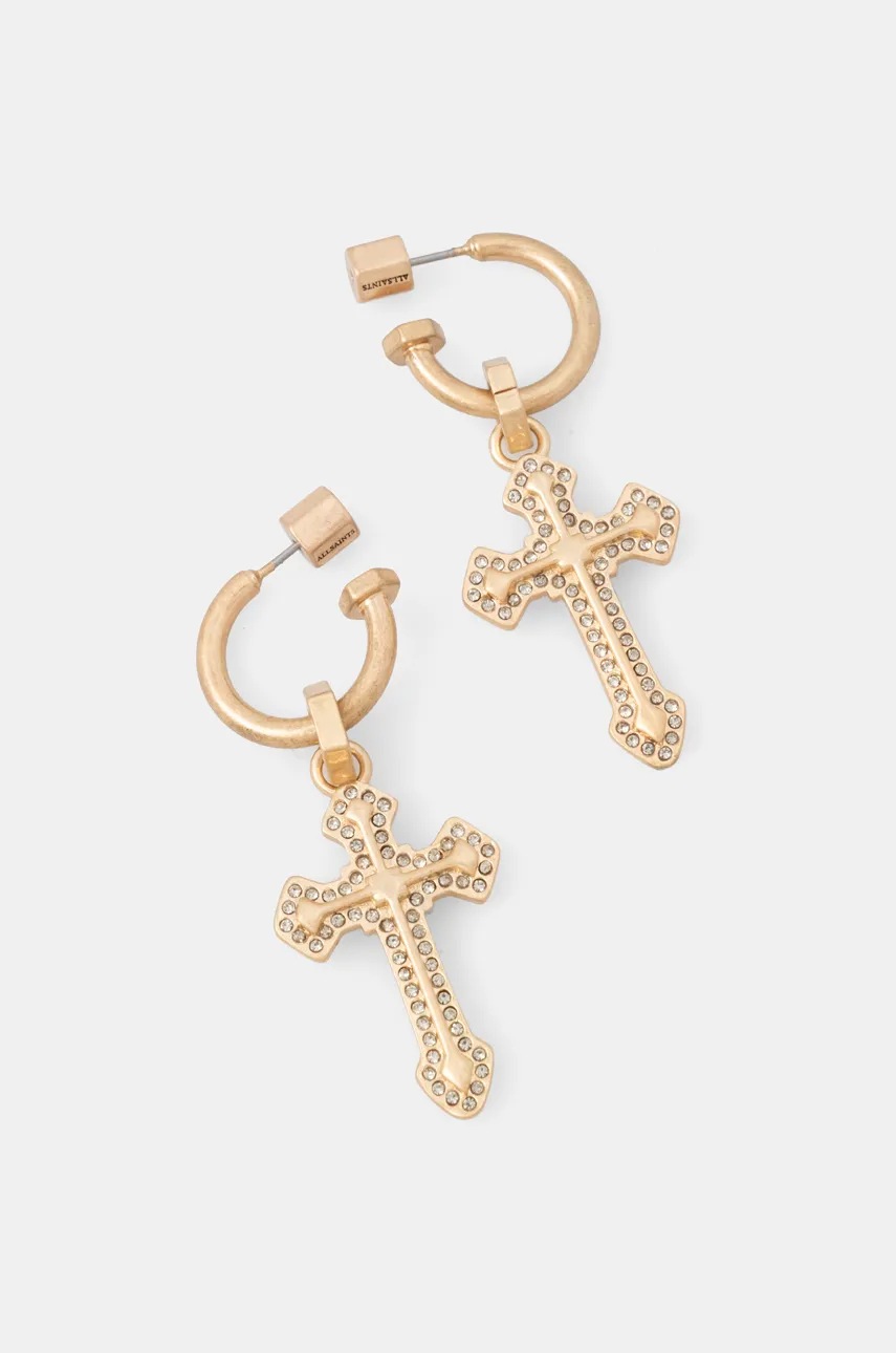 

Обици AllSaints 37489544BRS711, Злато