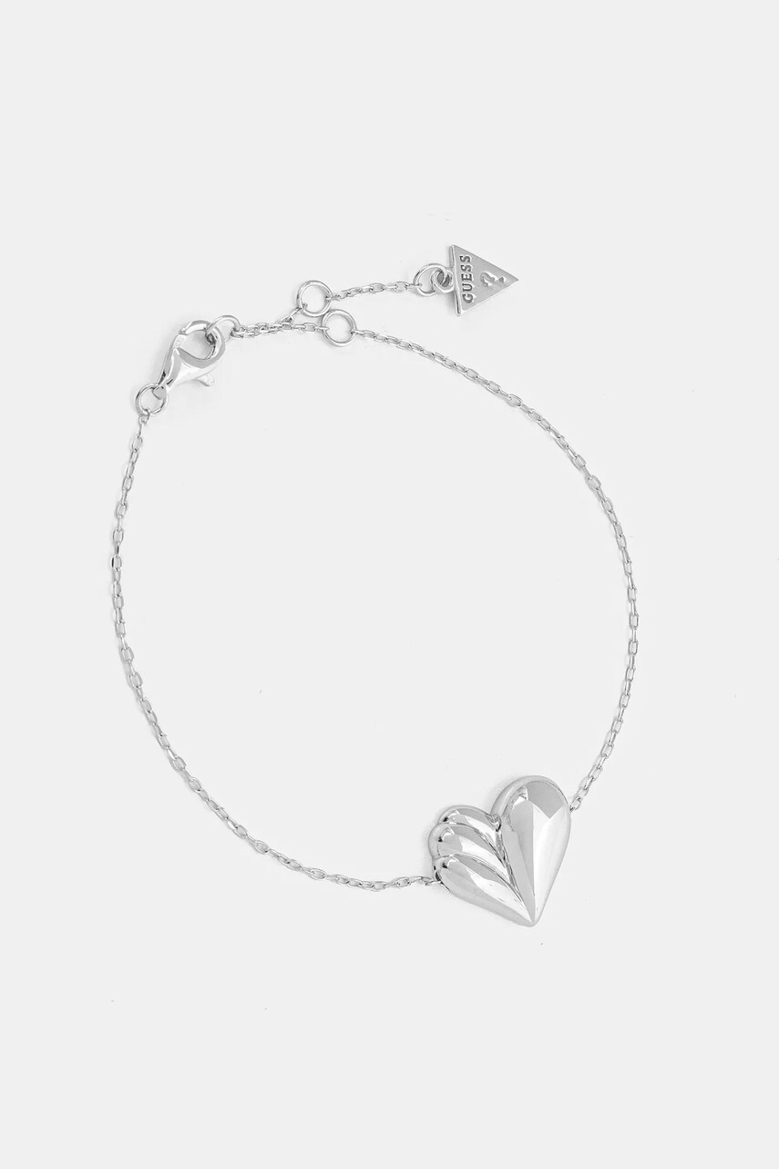 Levně Stříbrný náramek Guess JSBB04 430JW