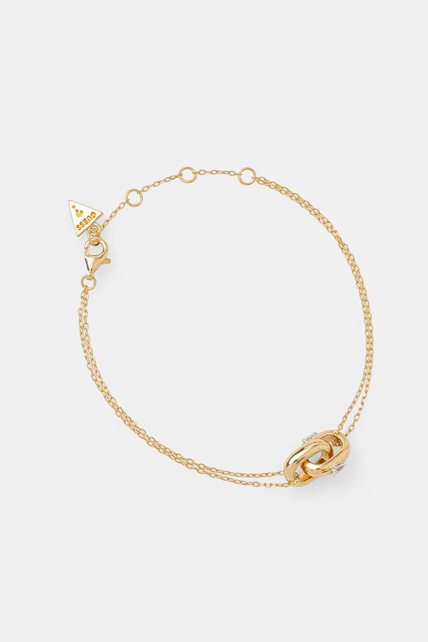 Levně Stříbrný náramek Guess JSBB04 555JW