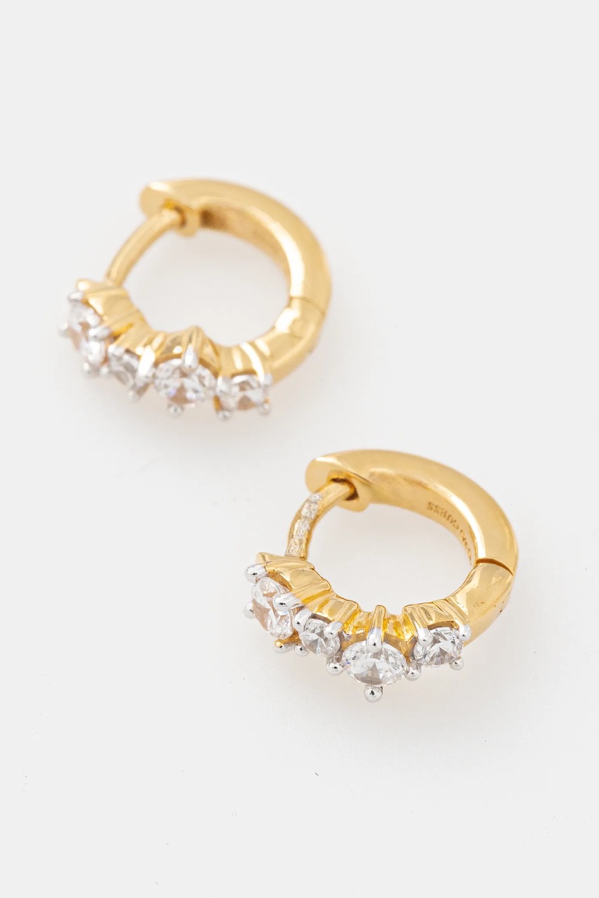 

Сребърни обици Guess JSBE04 462JW, Злато