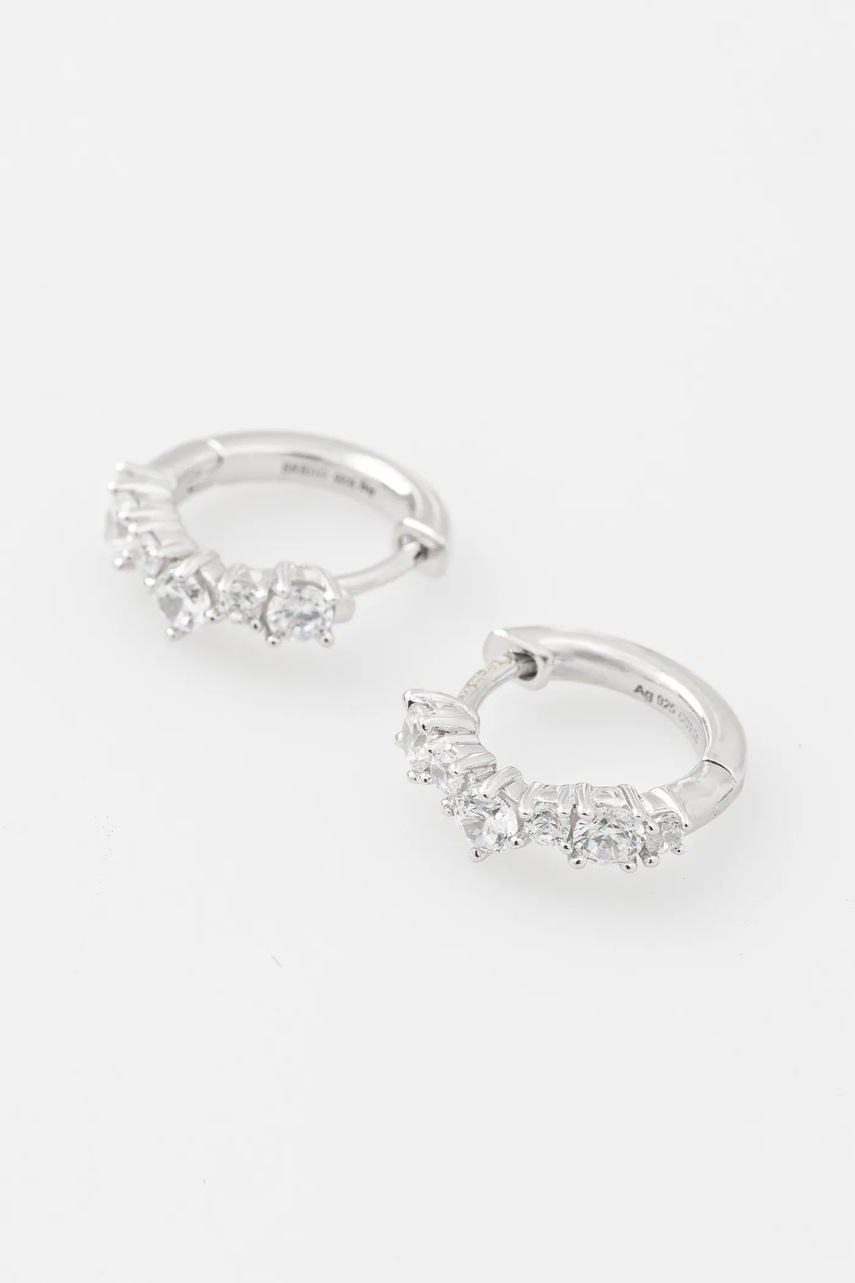 

Сребърни обици Guess JSBE04 468JW, Сребърен