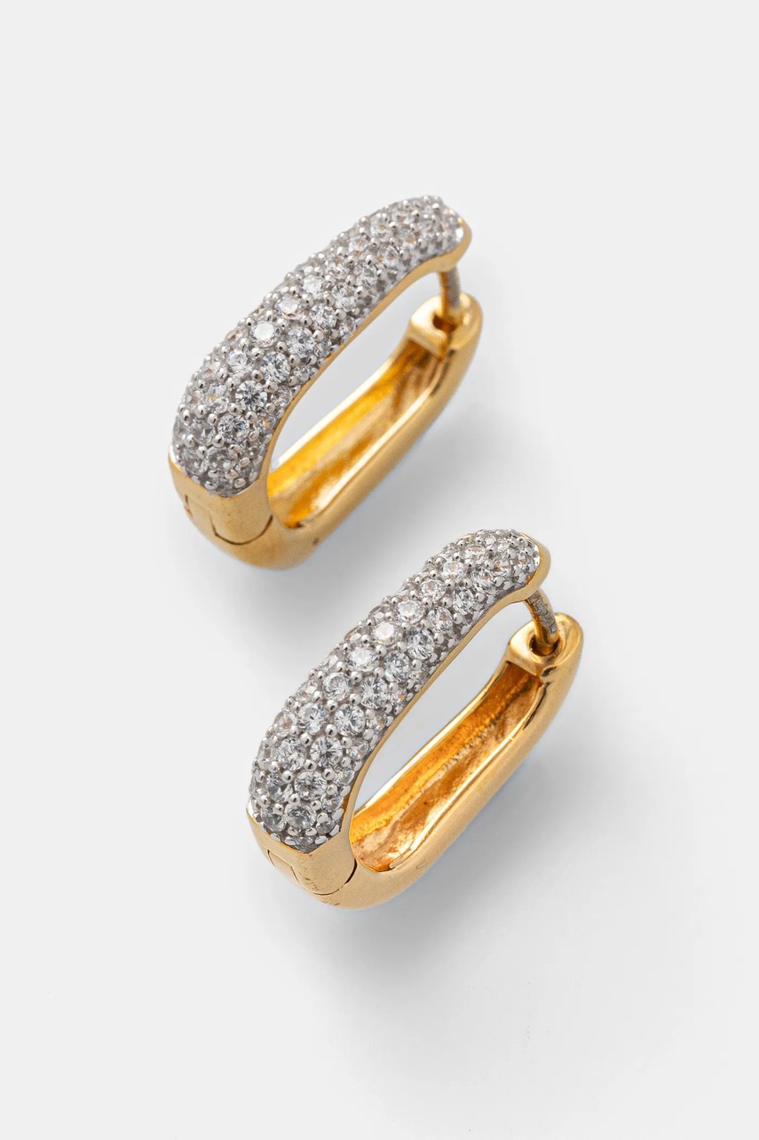 

Сребърни обици Guess JSBE04 499JW, Злато