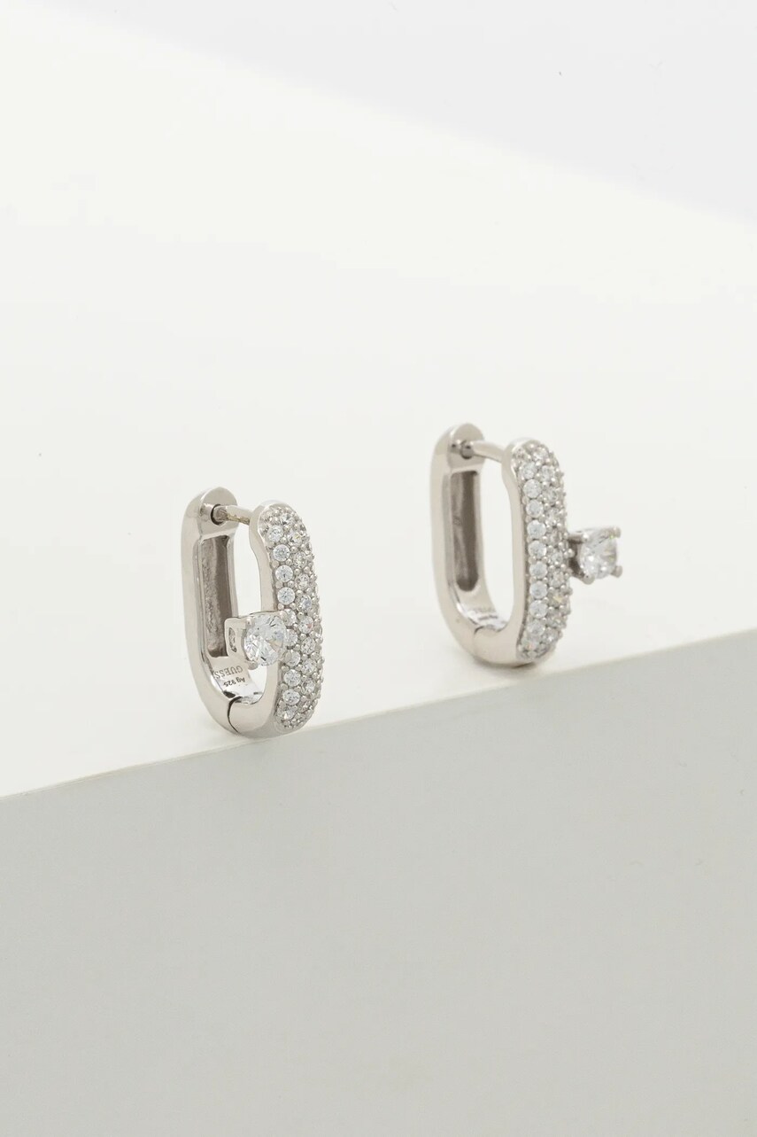 Levně Stříbrné náušnice Guess JSBE04 548JW