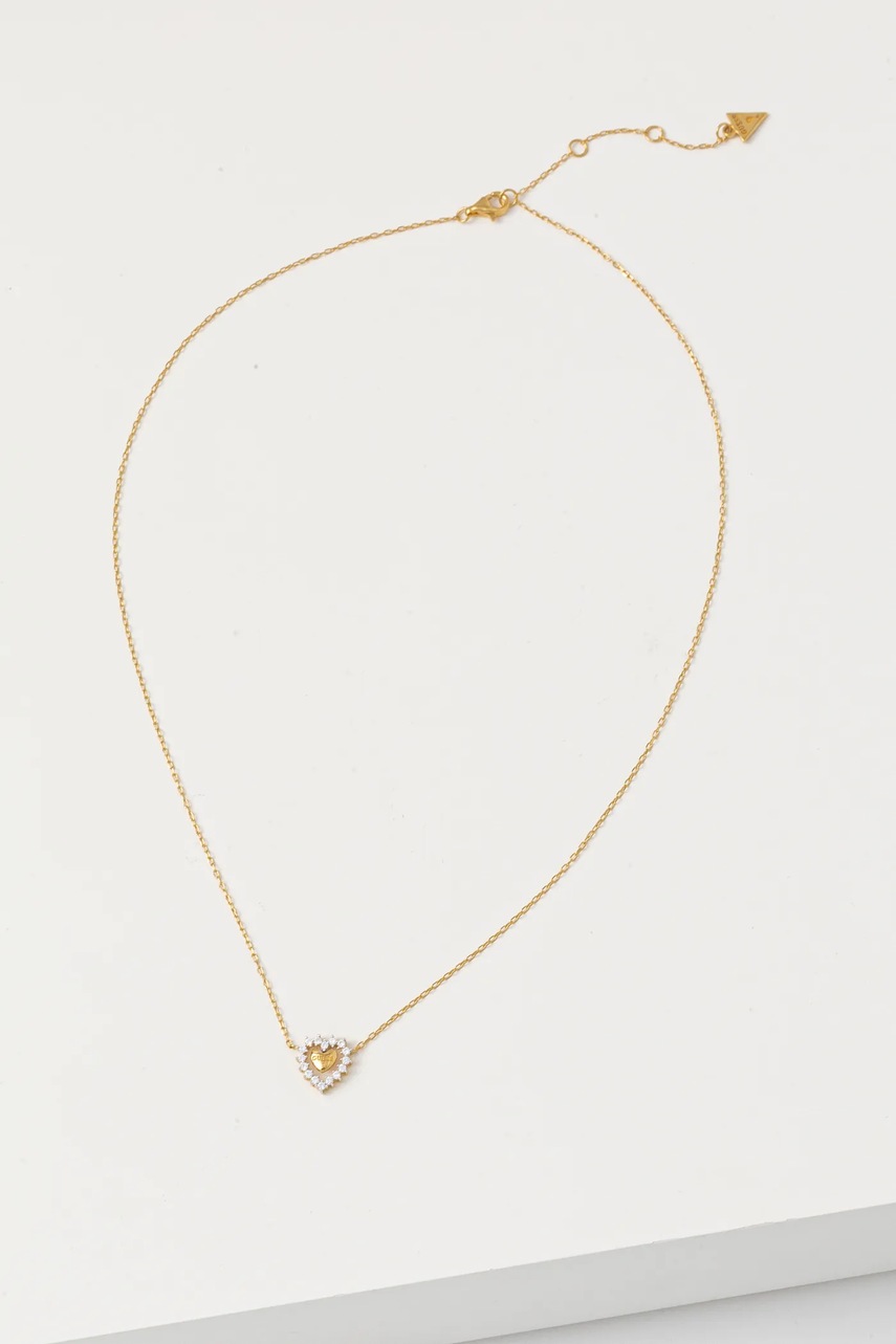 

Сребърно колие Guess JSBN04 456JW, Злато