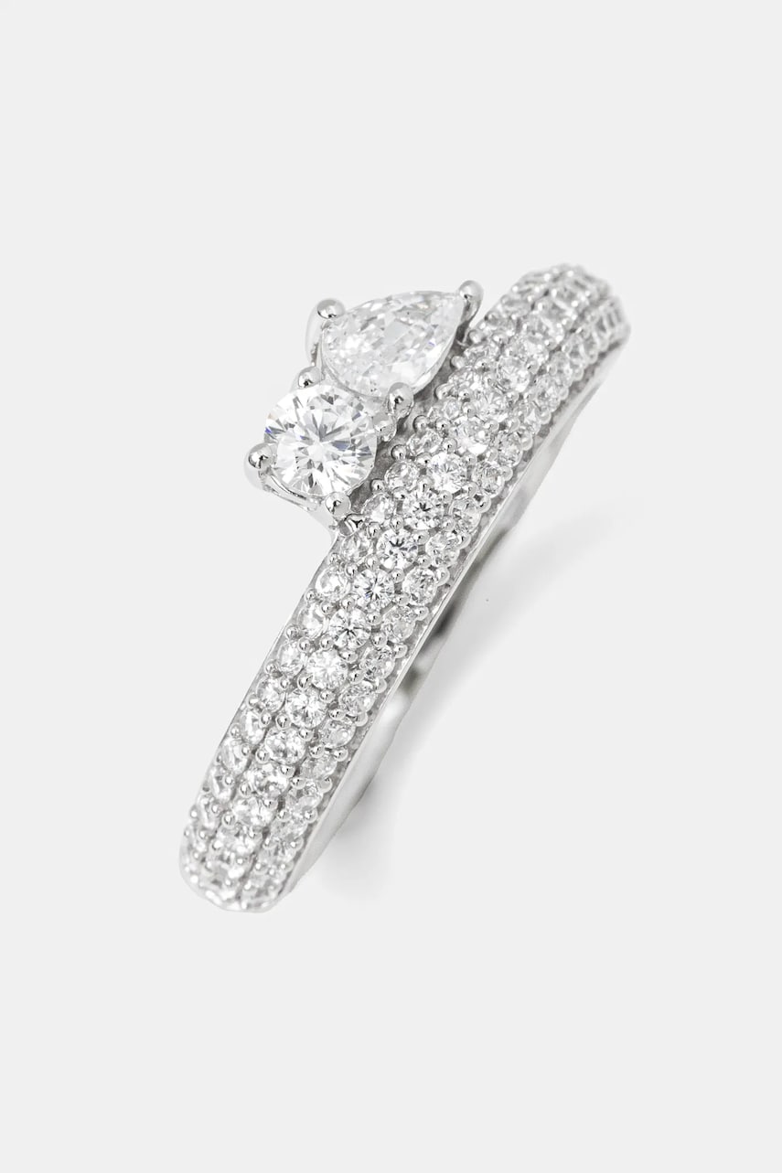 Серебряное кольцо Guess JSBR04 509JW Серебряное кольцо Guess JSBR04 509JW