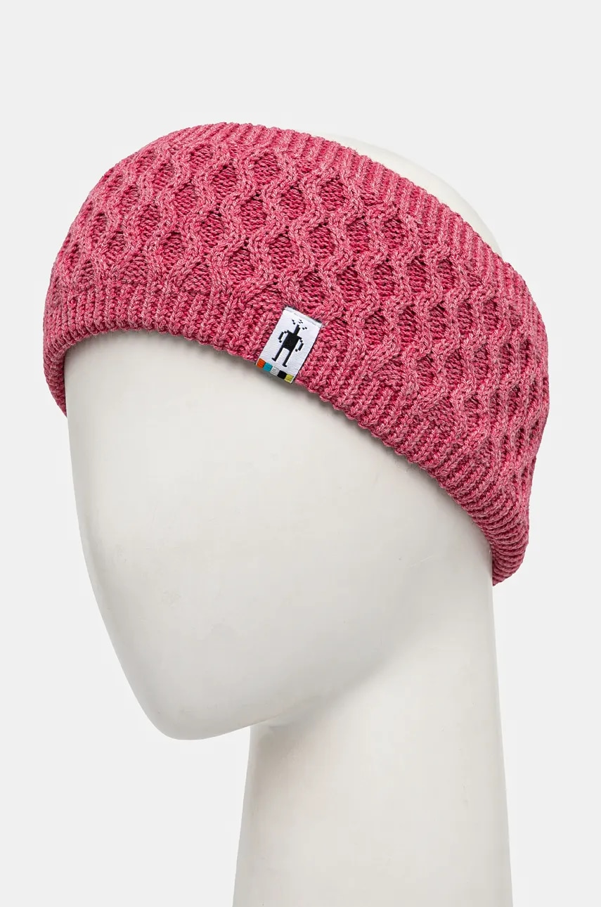 Повязка на голову Smartwool цвет розовый SW002615 Повязка на голову Smartwool цвет розовый SW002615