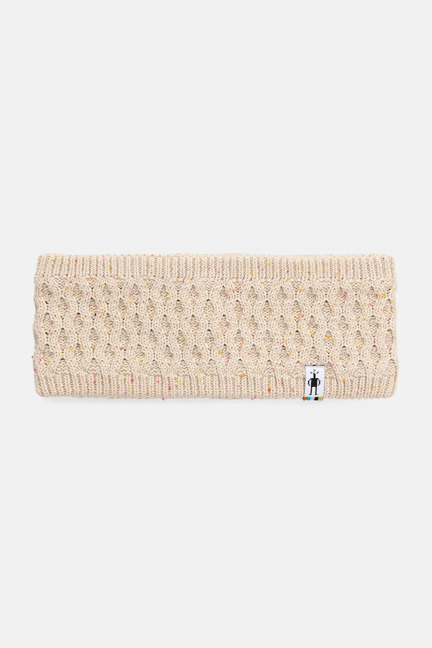 Smartwool bentiță pentru cap culoarea roz, SW002615 Smartwool bentiță pentru cap culoarea roz, SW002615