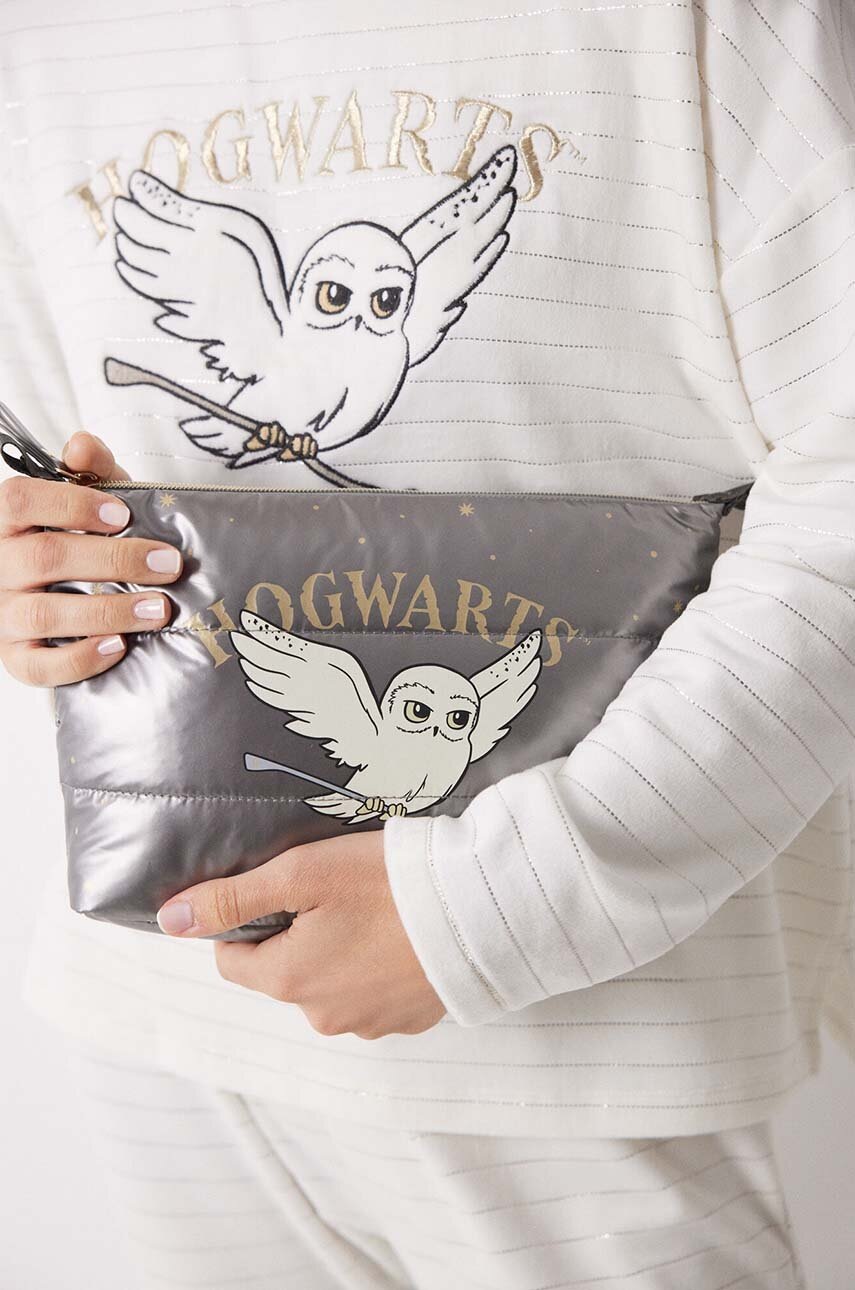 

Козметична чанта women'secret LA NUIT HARRY POTTER в сиво 4848815, Сив