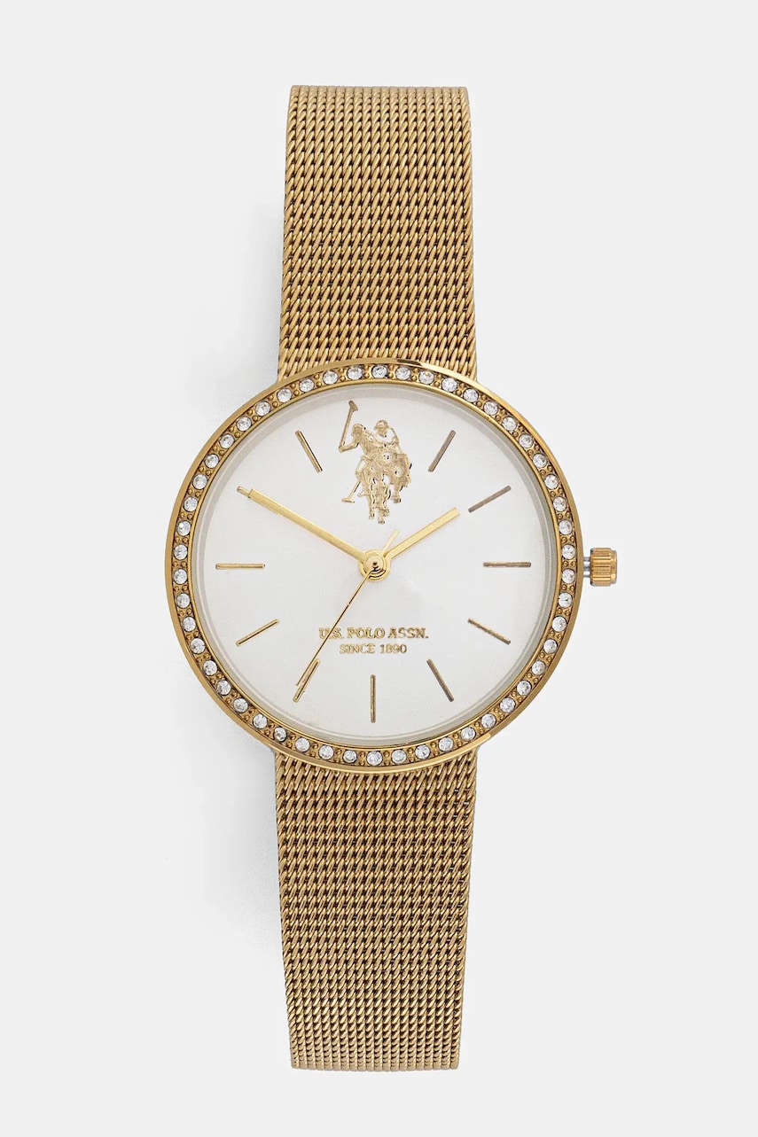 Levně Hodinky U.S. Polo Assn. CORAL zlatá barva, USP5672YG