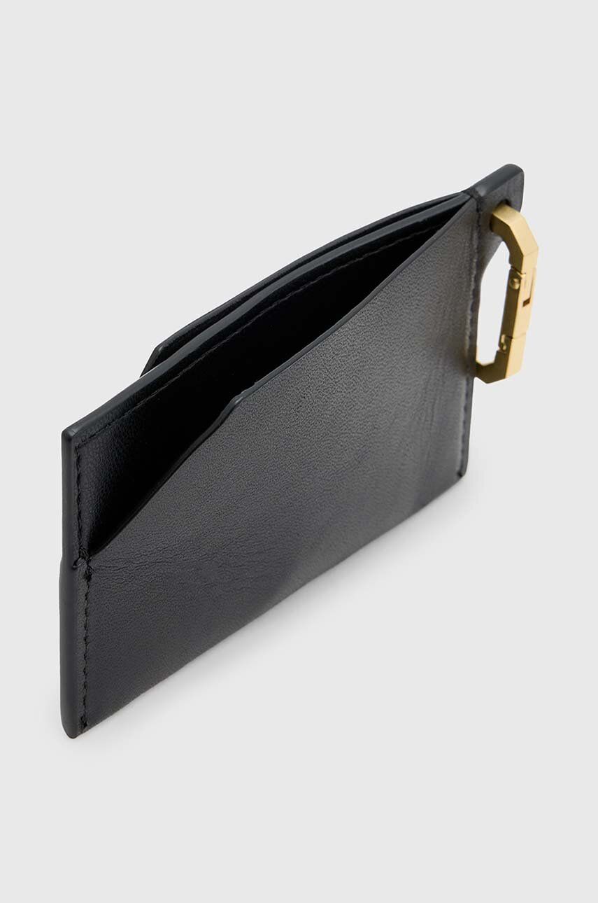 Kožni Etui Za Kartice AllSaints HEX CARDHOLDER Boja: Crna, W228XB