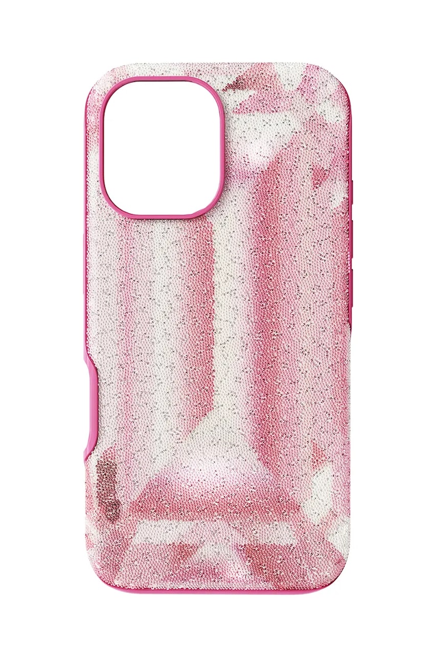 Swarovski etui pentru telefon HIGH 16 culoarea roz, 5700011 Swarovski etui pentru telefon HIGH 16 culoarea roz, 5700011