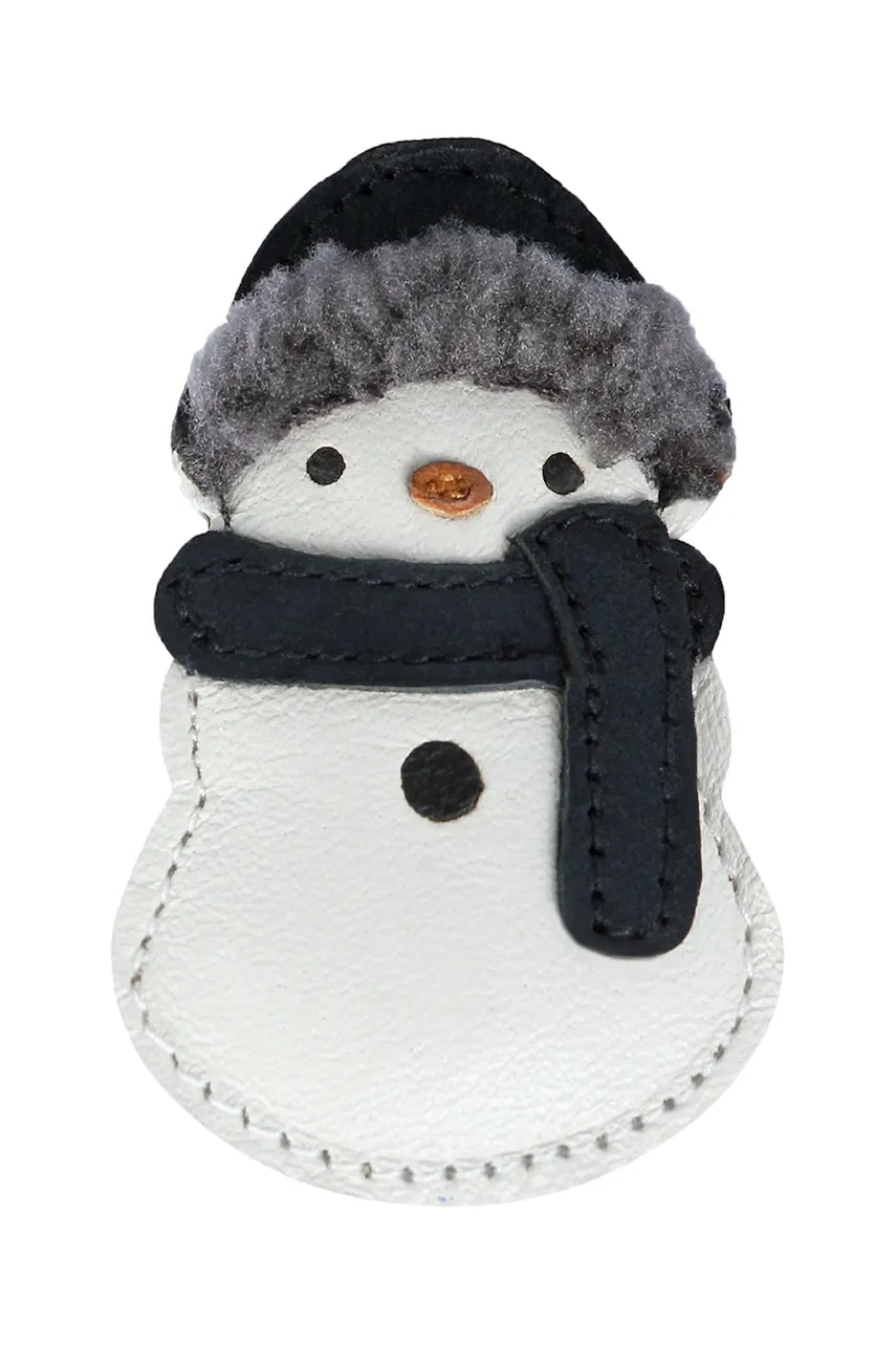 Levně Dětská sponka Donsje Wonda Hairclip Snowman 6024603