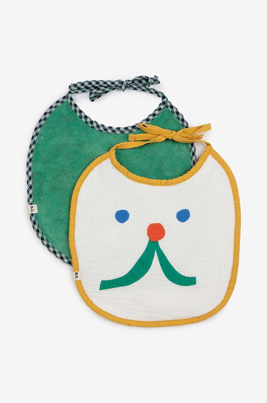 Bobo Choses salopete pentru bebelusi Funny face 2-pack 224AH040