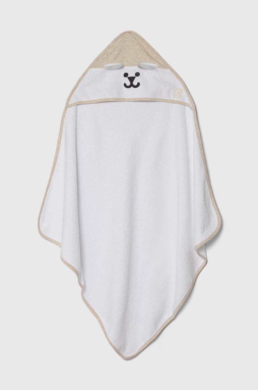 

Бебешка памучна кърпа Guess H4YZ04 KCCK0, Бежов