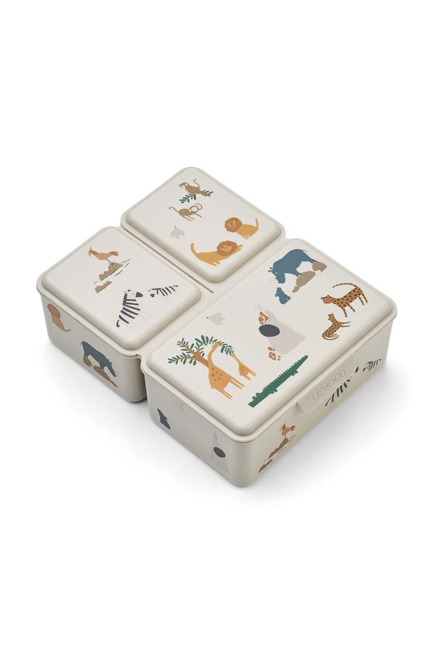 

Детска кутия за обяд Liewood Driss Lunchbox LW19266, Бежов
