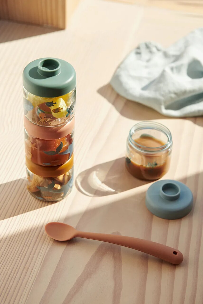 Liewood cutie de depozitare a alimentelor Dominique Baby Food Boxes 4-Pack 4-pack LW19267