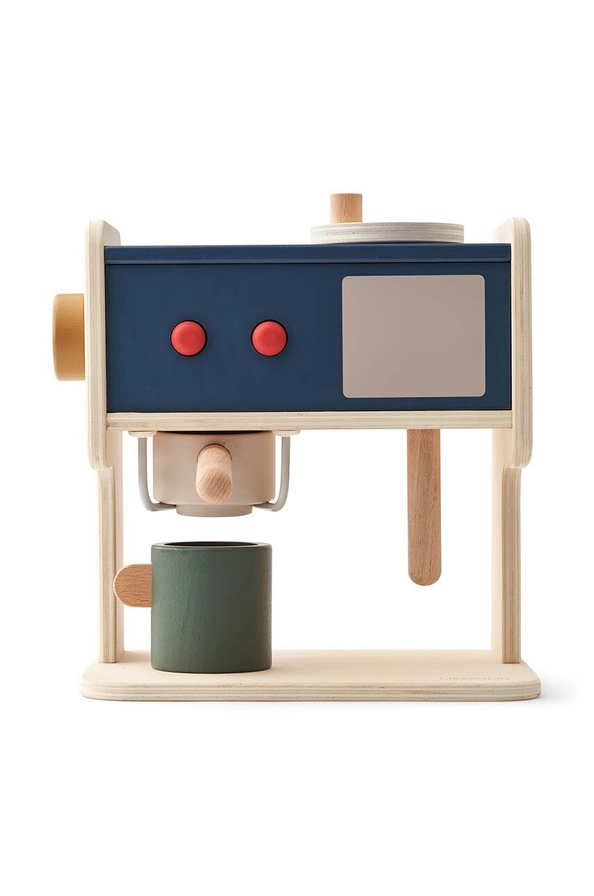 

Детска дървена играчка Liewood Titouan Espresso Machine LW19335, Тъмносин