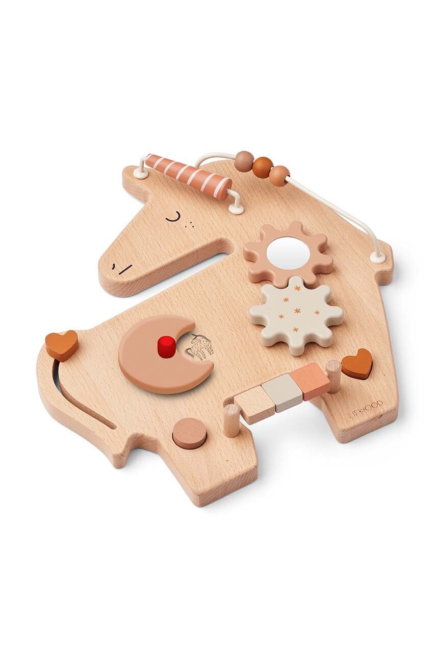 

Манипулационна дъска Liewood Carola Unicorn Play Board LW19396, Бежов