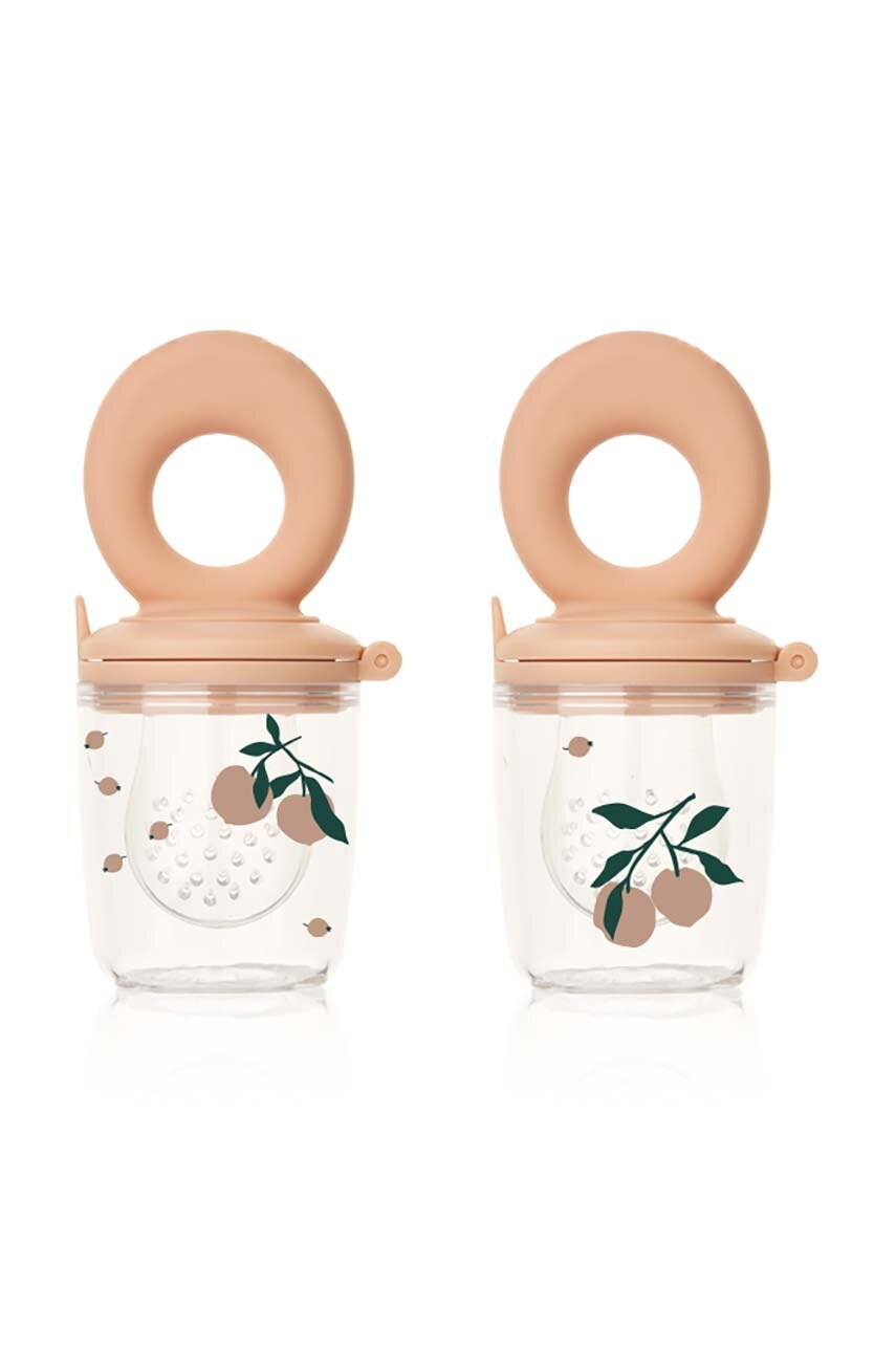 

Плодова залъгалка Liewood Miranda Printed Food Feeder 2-Pack (2 броя) LW19549, Оранжев