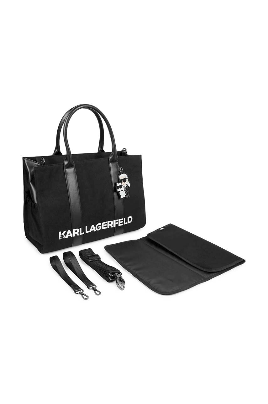 

Чанта за количка с подложка за повиване Karl Lagerfeld Z30323, Черен