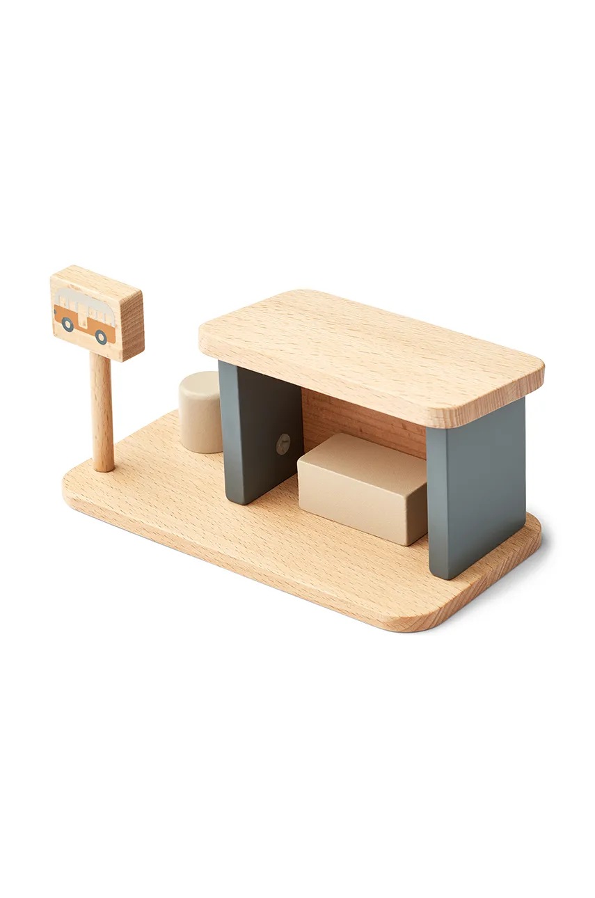 Деревянная игрушка для детей Liewood Village Bus Stop LW17800