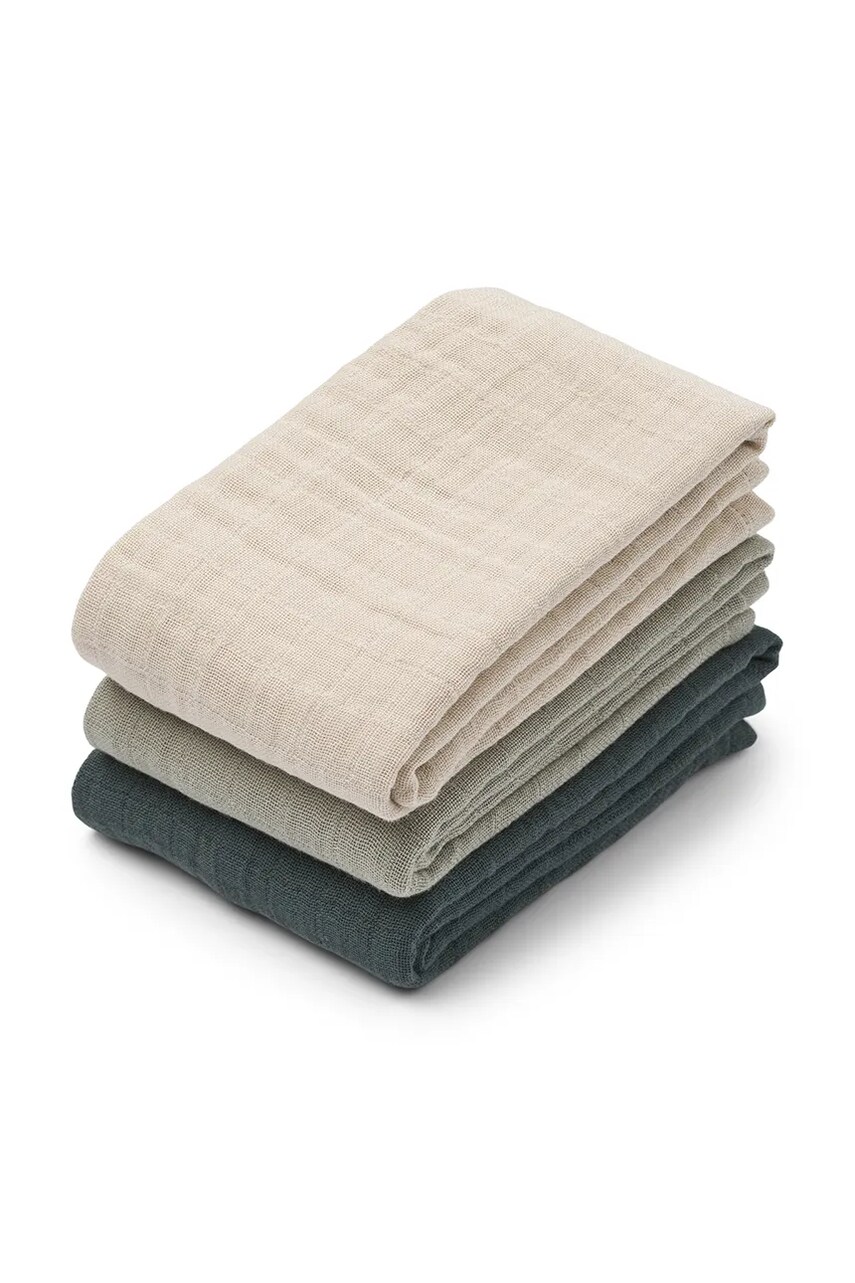 

Бебешка кърпа Liewood Lewis Muslin Cloth 3-Pack (3 броя) LW20209, Бежов