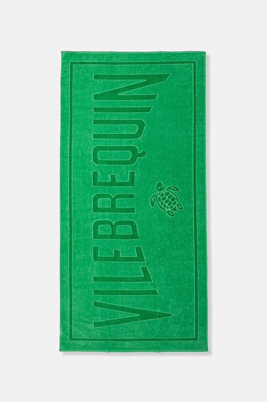 Vilebrequin prosop din bumbac SAND 90 x 180 cm culoarea verde, SANC1200