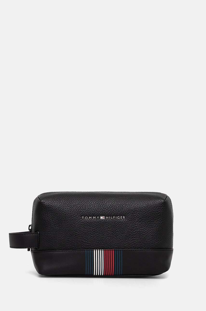 

Козметична чанта Tommy Hilfiger в черно AM0AM12516, Черен