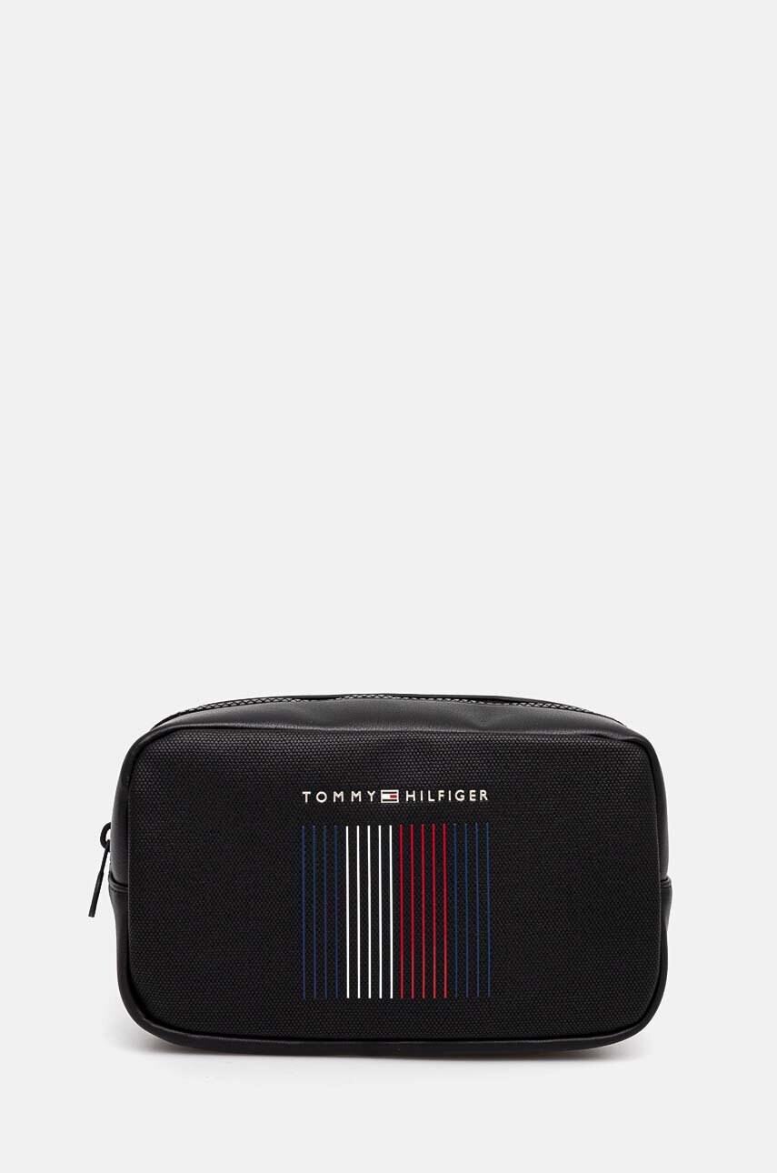 

Козметична чанта Tommy Hilfiger в черно AM0AM12642, Черен