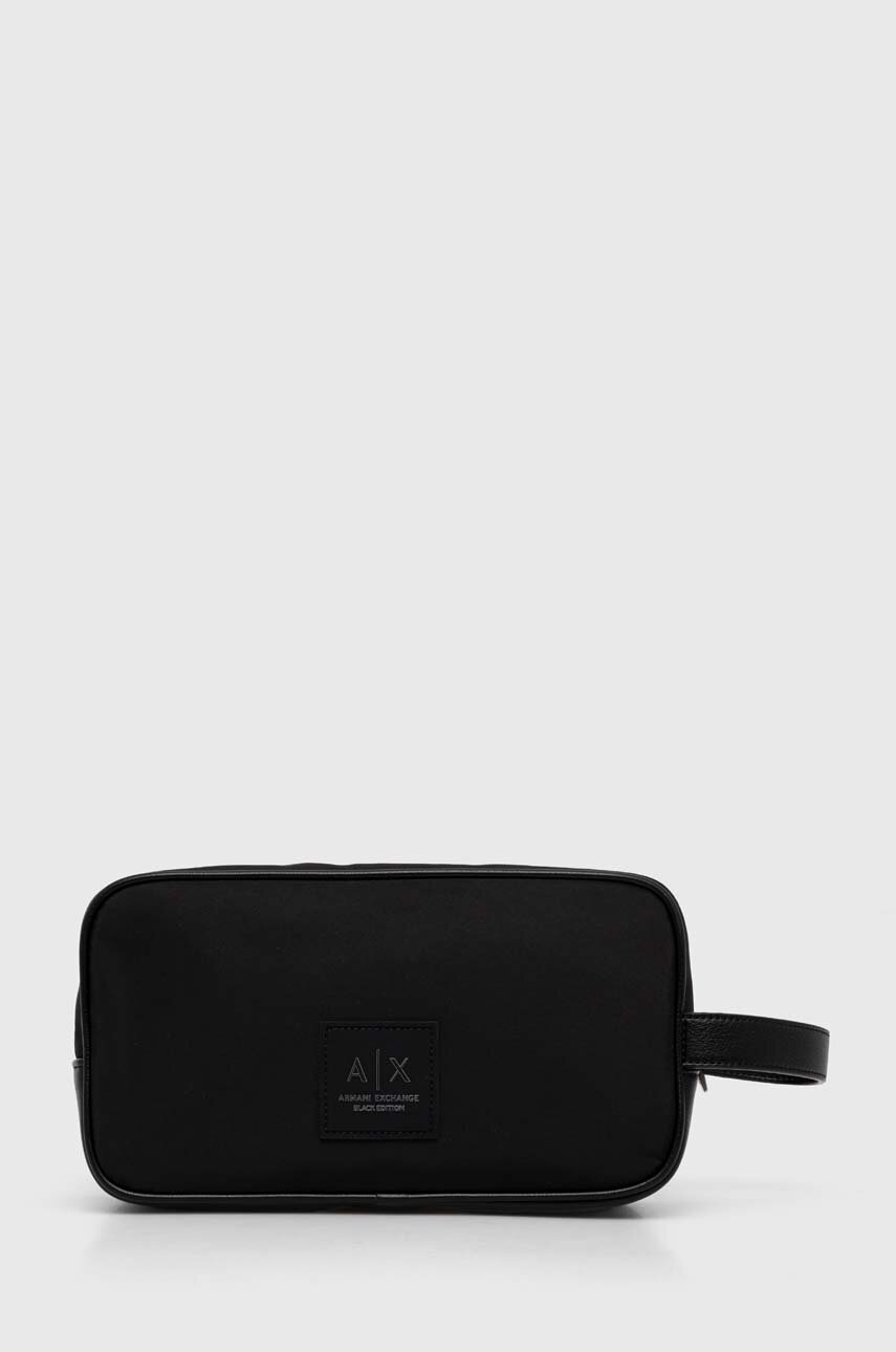 

Козметична чанта Armani Exchange в черно XM000108 AF10406, Черен