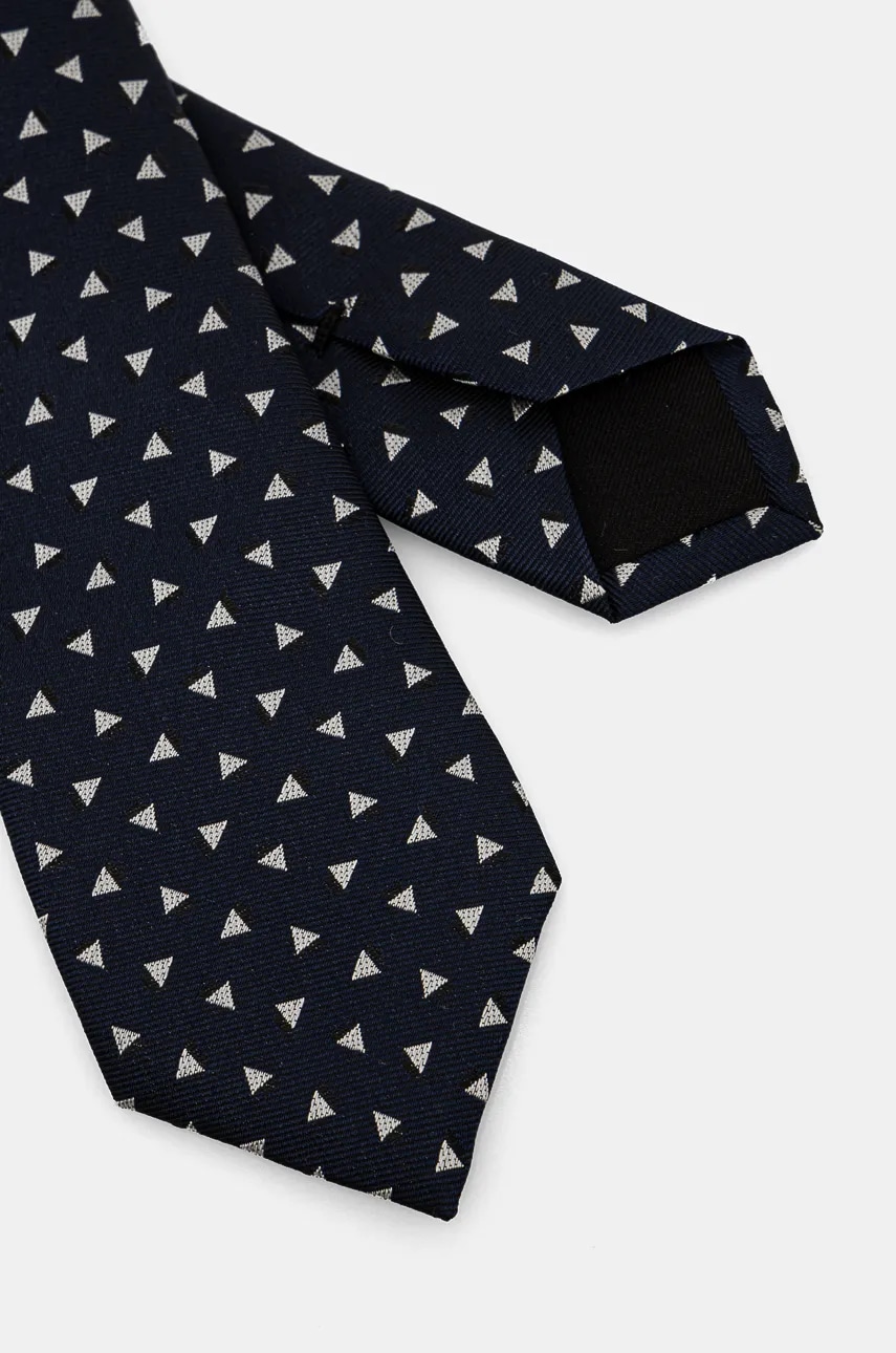 Шелковый галстук BOSS цвет синий 50524240 Шелковый галстук BOSS цвет синий 50524240