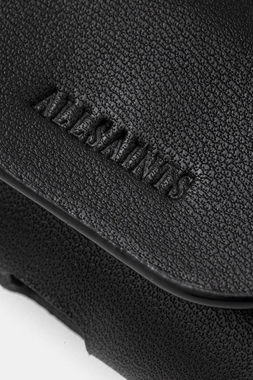 Кожаный футляр для airpod AllSaints AIRPOD CASE цвет чёрный M079XB Кожаный футляр для airpod AllSaints AIRPOD CASE цвет чёрный M079XB