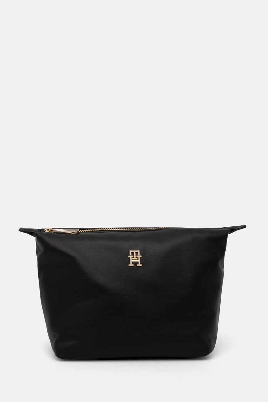 Levně Kosmetická taška Tommy Hilfiger černá barva