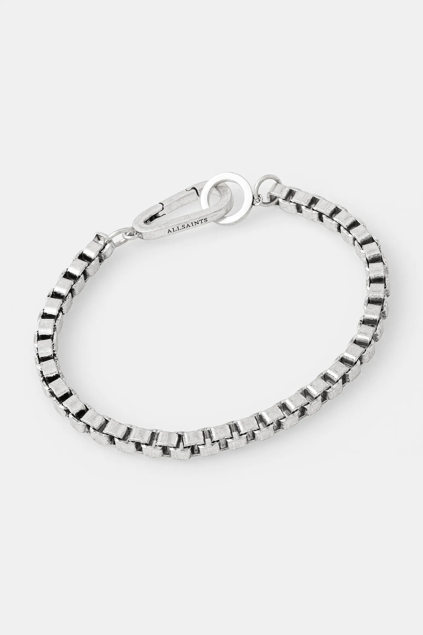 AllSaints bratara barbati, 505236SLV041