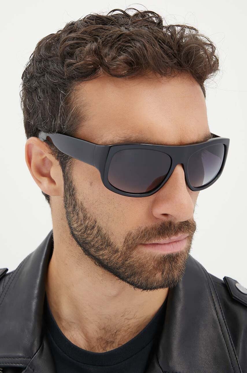 Won Hundred ochelari de soare culoarea negru, 3327-17031