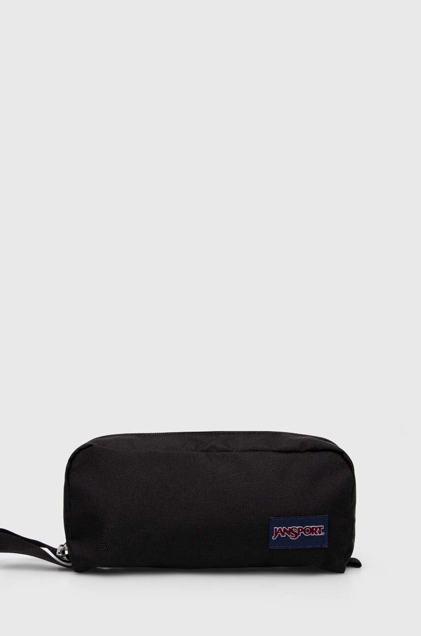 Jansport penar Perfect Pouch culoarea negru, EK0A5BJ4N551 Jansport penar Perfect Pouch culoarea negru, EK0A5BJ4N551