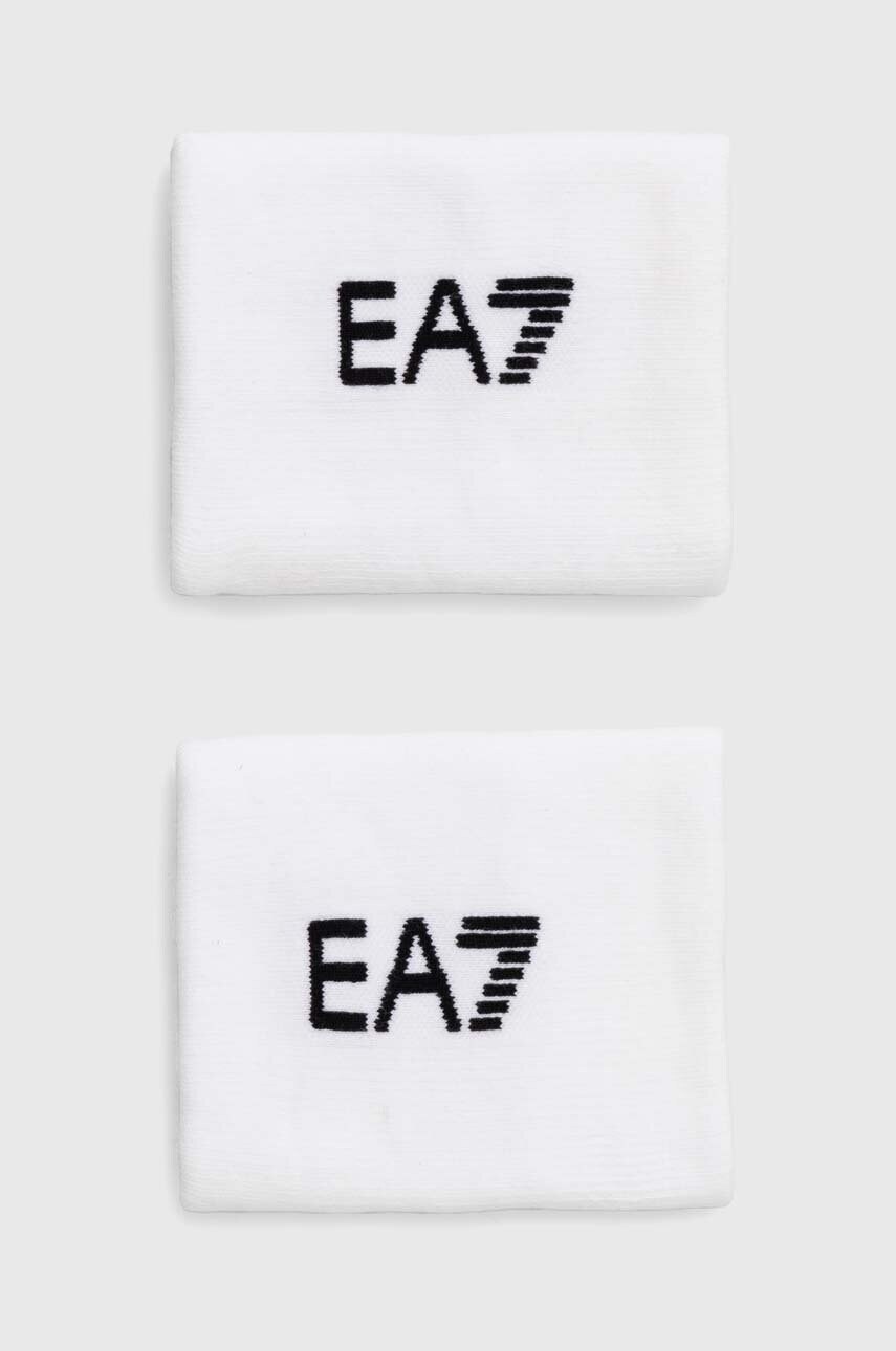 EA7 Emporio Armani wristband culoarea alb, CC999.245021