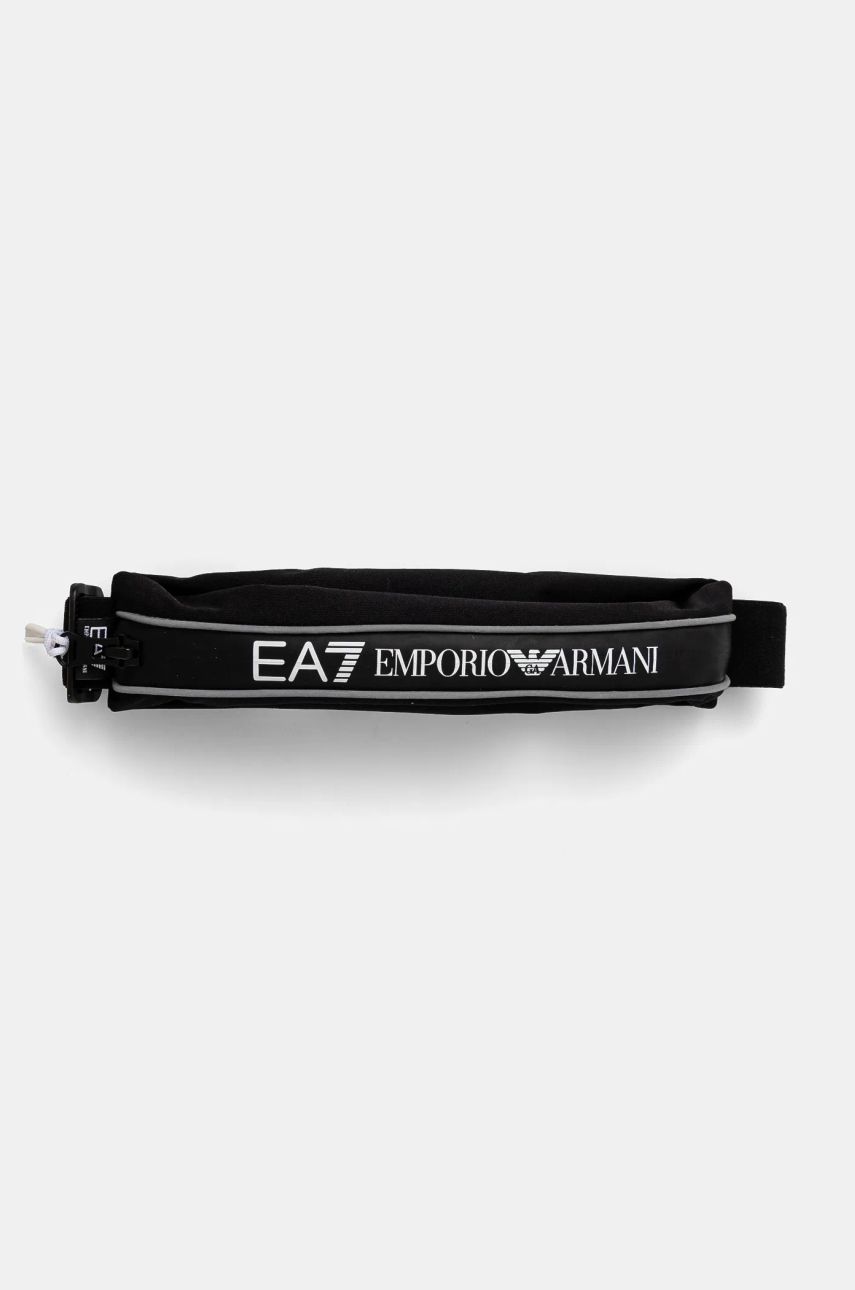 EA7 Emporio Armani centura de alergare culoarea negru, 4F925.249501