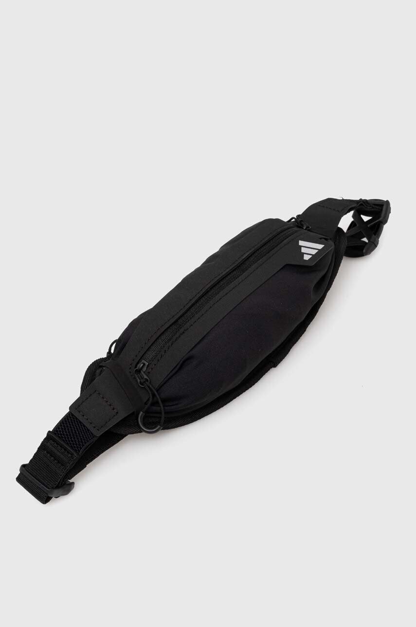 Τσαντάκι τρεξίματος adidas Performance χρώμα: μαύρο, IT2046 φωτογραφία