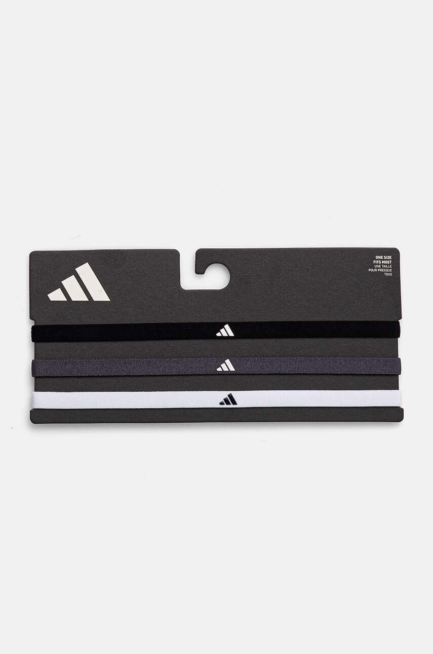 adidas Performance bentițe pentru cap 3-pack culoarea negru, IY7788