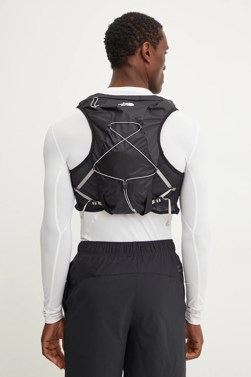 The North Face vesta de alergare Sunriser culoarea negru, NF0A81DZ53R1