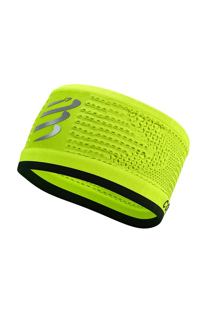 Compressport bentita pentru cap On/Off Flash Fluo culoarea verde, XBNU1777 Compressport bentita pentru cap On/Off Flash Fluo culoarea verde, XBNU1777