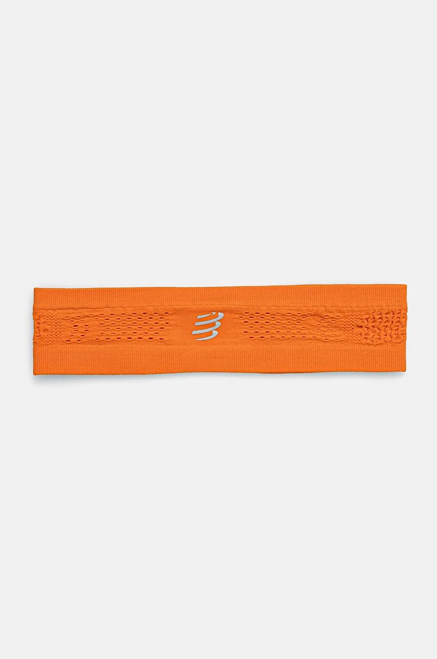 Compressport bentita pentru cap Thin Headband On/Off culoarea portocaliu, XBNU3914