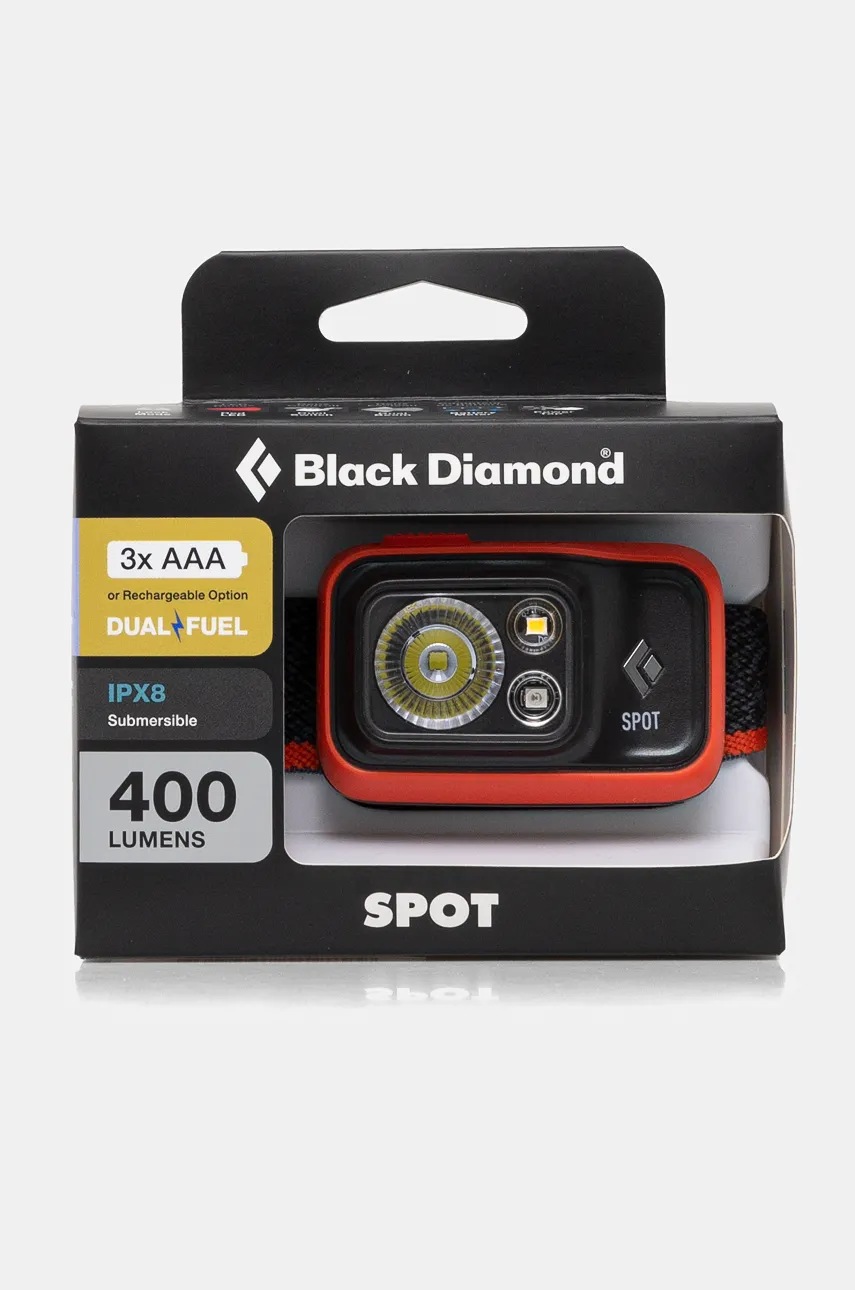 

Фенерче с челник Black Diamond Spot 400 в червено BD620672, Червен