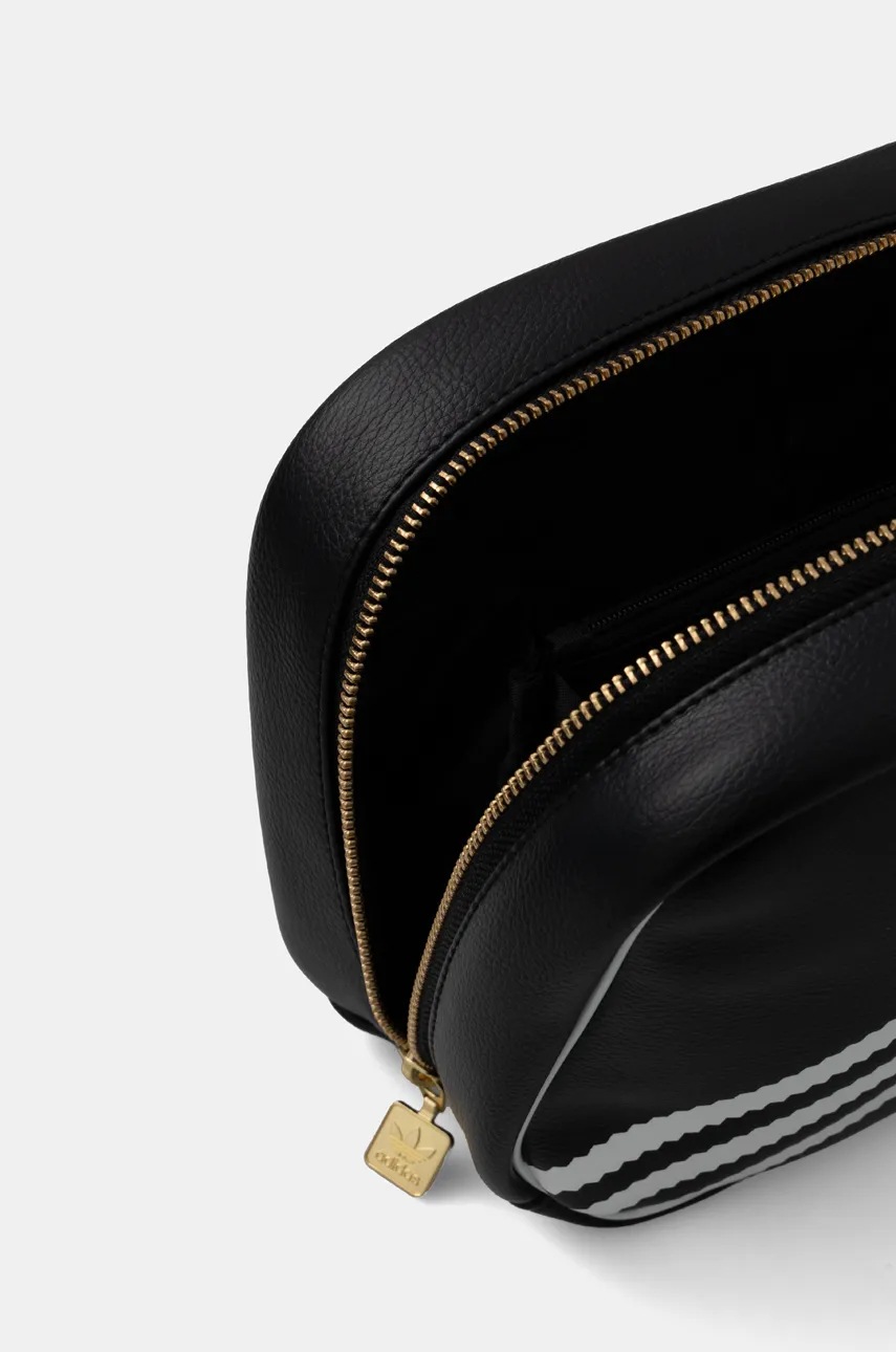 Νεσεσέρ καλλυντικών adidas Originals χρώμα: μαύρο, IZ1759 φωτογραφία