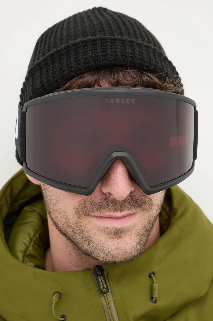 Προστατευτικά γυαλιά Oakley Target Line χρώμα: μπορντό, OO7120 φωτογραφία