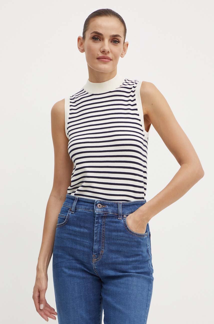 Weekend Max Mara top culoarea albastru marin, 2425366071600