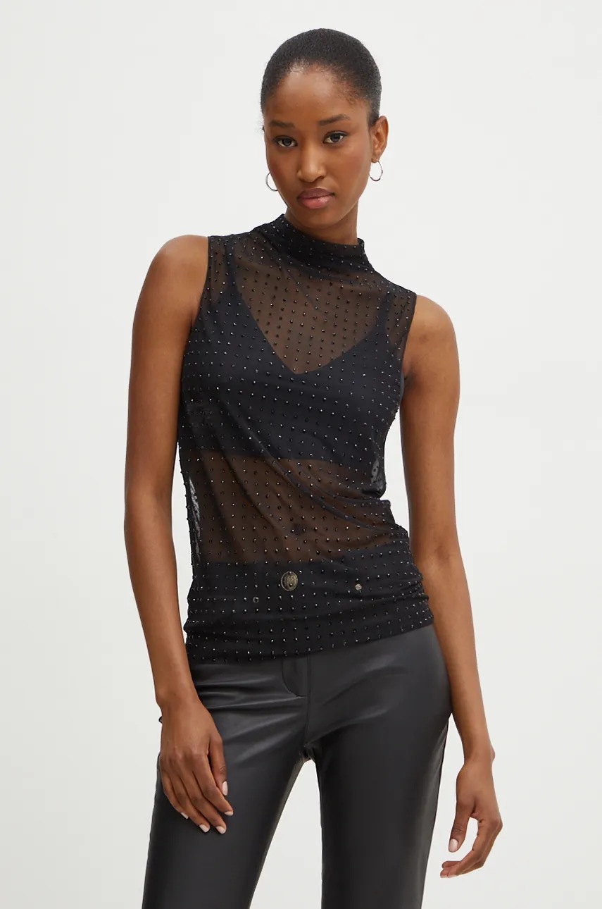 

Топ Pinko в черно с апликация 103913 A220, Черен